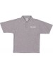  Youth Cotton Knit Gray Short Sleeve Polo