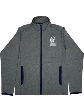 Adult Stretch Zipper Gray